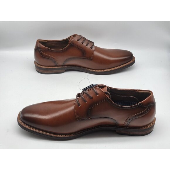 Nunn Bush Brown Leather Oxford Mens Dress Shoes W/Comfort Gel‎ Sole 10.5M - Picture 3 of 10